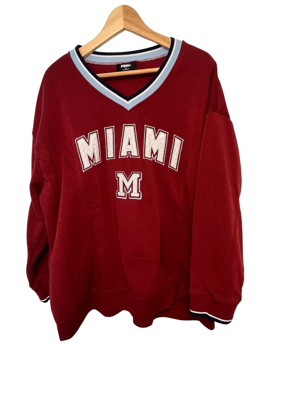 Miami University Red Oversized Sweatshirt 3X